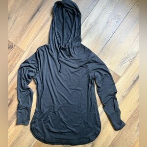 Women’s RBX Black Sand Hooded Tunic Hoodie, Size Large